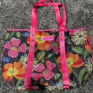 *Hard to find* Jazzy Blooms mesh tote